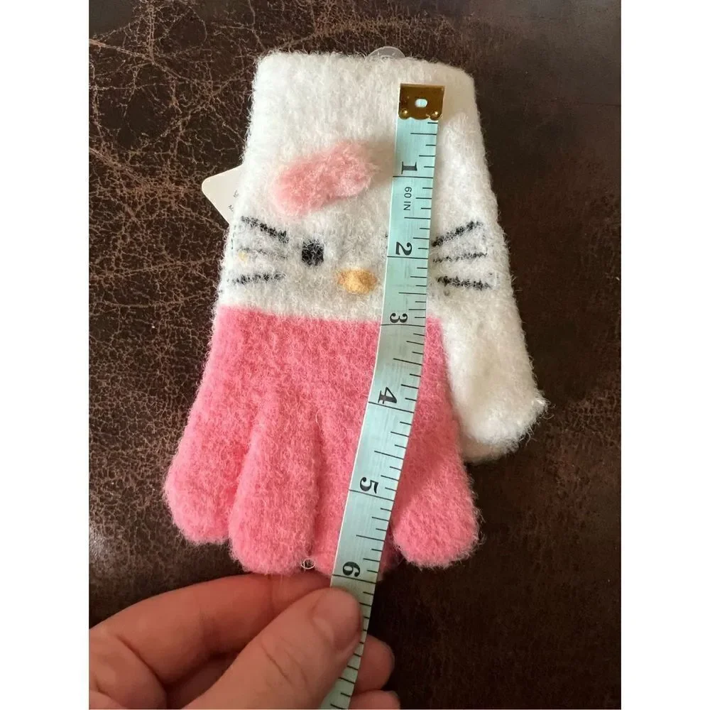 Hello Kitty Kids Plush Gloves